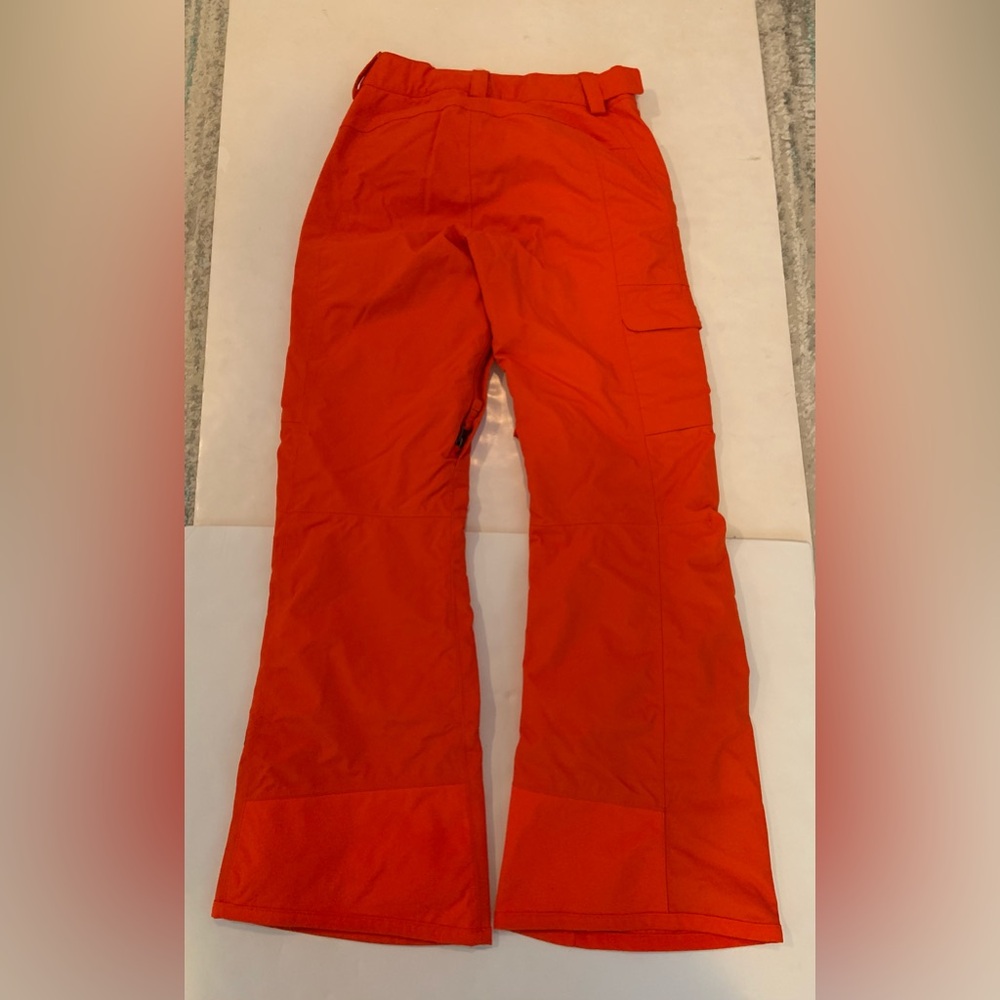 The North Face HyVent Vibrant Orange Insulated Ski Snowboard Pants XS - Picture 10 of 15